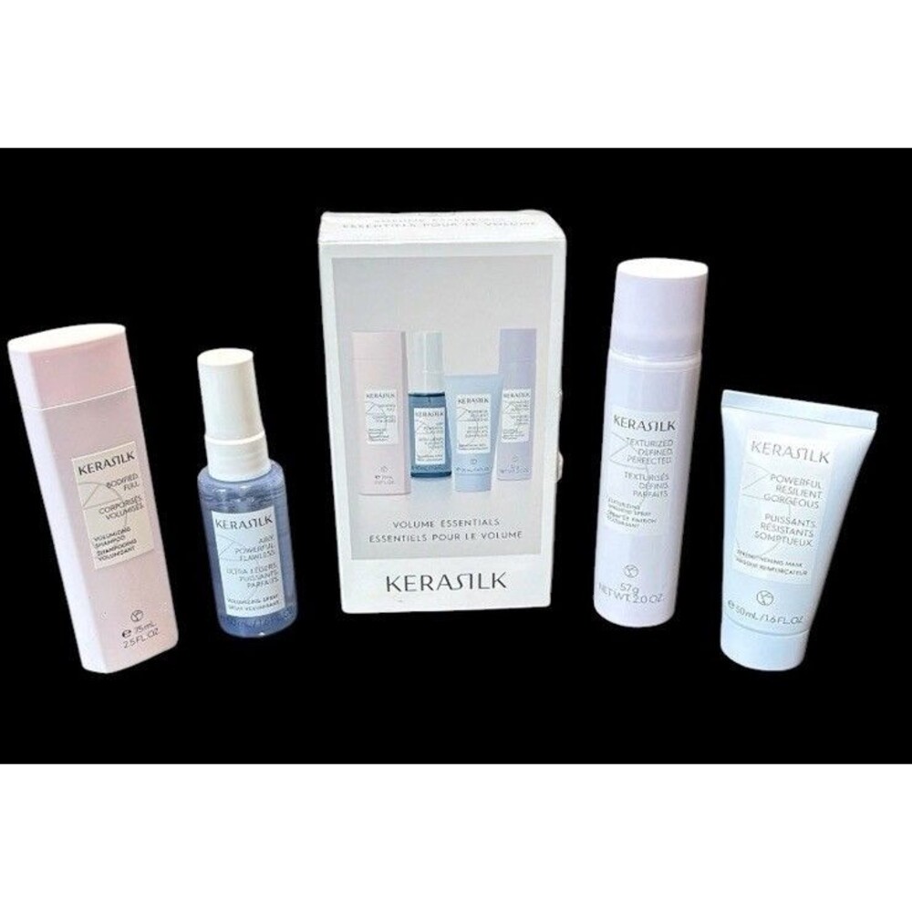 Kerasilk Volume Essentials 4 Piece Travel Size Sample Set Paraben Free New